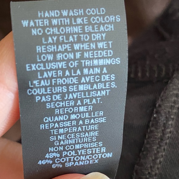 Retrolux // lightweight long sleeve black tee - Picture 7 of 7